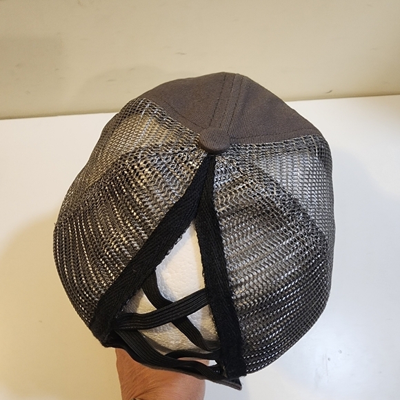 ELLIE women's Gray Mesh adjustable Athletic baseball cap One size Fits m… - Picture 10 of 11